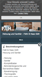 Mobile Screenshot of faeth-haas.de